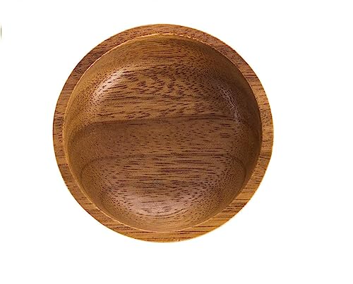 Image of Wooden Bowl,Decorative Serving Bowl Natural Sheesham Wood Mixing & Serving Bowl,Handmade Wooden Salad Bowls,Antique Soup Serve Ware - Large (6 Inch) ,?0.5 Litres