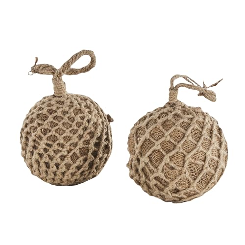 Estatuas decorativas de cemento con nudo y asas, set de 2 miniatura 4