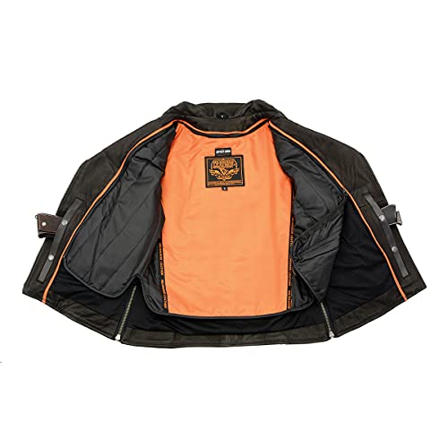 Image of Milwaukee Leather Women's Classic Premium Leather Motorcycle MC Style Riding Jacket