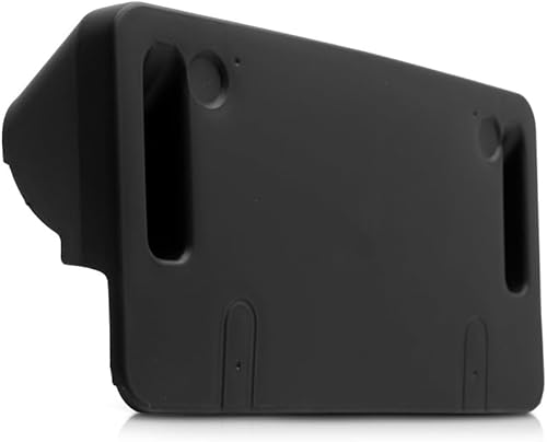 Miniatura 4 de Soporte de placa de matrícula para Porsche Macan 2015 16 17 2018 | Delantero | Negro texturizado | Turbo | PO1068100 | 95B807287F1E0