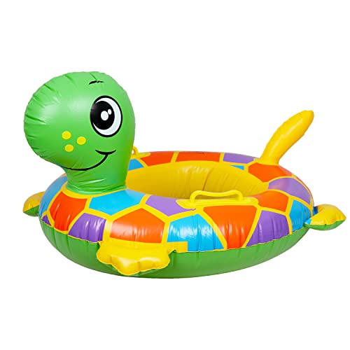 Image of Airavat Floats for Pool, Inflatable Pool Floats Swimming Ring, Swimming Float for Junior, Inflatable Floater, Water Float for Kids Swimming Pool Beach Summer Water Float Party Outdoor (Green Turtle)