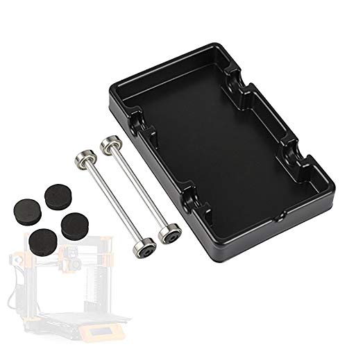 Lysee 3D Printer Parts & Accessories - 3D Printer Accessories Filament Spool Holder for Prusa I3 MK2.5S / MK3S Multi-Material 2S Material Tray Material Rack - (Color: Black)