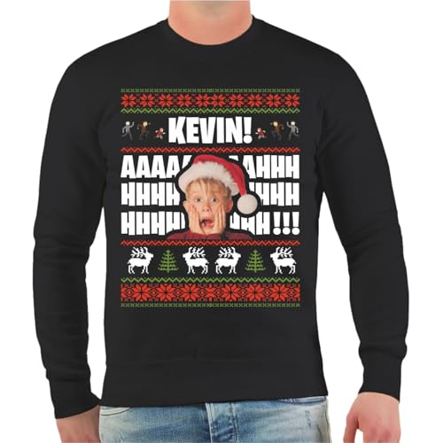 Spaß Kostet Herren Pullover Sweatshirt Kevin Weihnachten Fun Motiv...