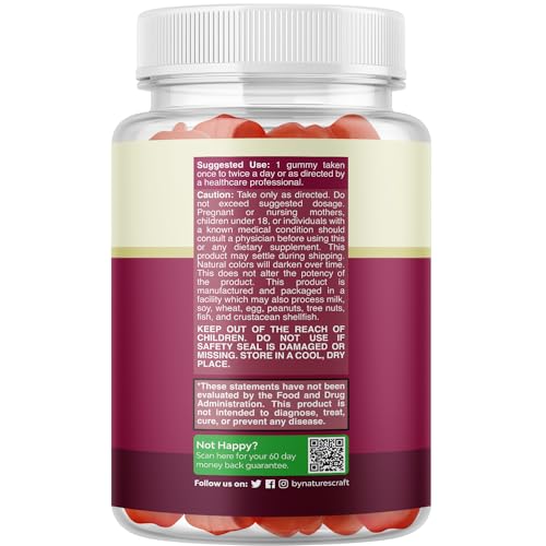 Apple Cider Vinegar Gummies with Mother - Cleanse & Detox ACV Gummies for Weight Loss, Gut Health, Bloating, Metabolism & Energy Support - ACV with Mother with B12 Vitamin, B6 & Pomegranate - 60 Ct