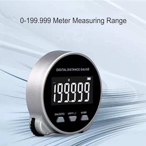 Cinta Métrica Digital Medidor 0-199.999m Pantalla LCD miniatura 3