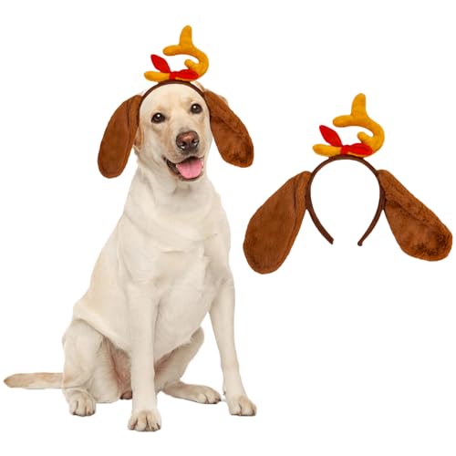 Disfraz con orejas de perro peludas para Halloween miniatura 2