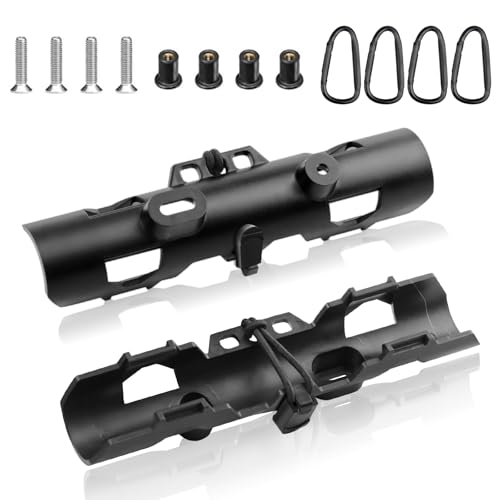Apaspoil Track Mount Kayak Paddle Holder Fits Standard Paddles Secure 2-Point Locking System2 Pack
