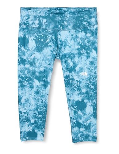 The North Face NF0A886V7OD1 Plus Flex High Rise 25in Tight Print Leggings Mujer Mallard Blue Micro Half Tamaño 3X