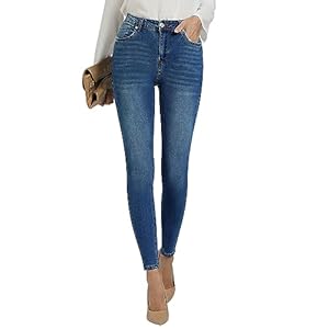 GRAPENT Skinny Jeans for Women High Waist Stretchy Classic High Rise Slimming Jeggings Denim Trousers Pants