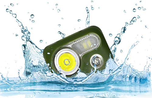 Linterna LED recargable impermeable súper brillante con luz roja para pesca y senderismo 7