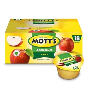 Mott’s Applesauce, 4 Oz Cups, 18 C...