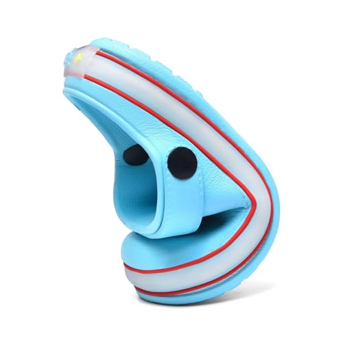 Image of XPKWS Toddler Kids Clogs Boys Girls LED Garden Shoes Light up Sandals Slip on Quick Dry Beach Slippers