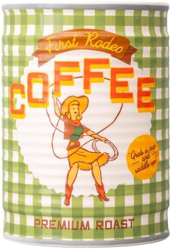 The Retro Twist: Coffee Can Ceramic Planter