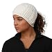 TrailHeads Ponytail Hat | Cable Knit Winter Beanie for Women - Wintry White