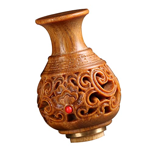 MUSISALY Vase Sculpté Forme De Sachet Parfumé avec Design Creux Pendentif pour Porte-clés Ou Téléphone Accessoire Naturel De