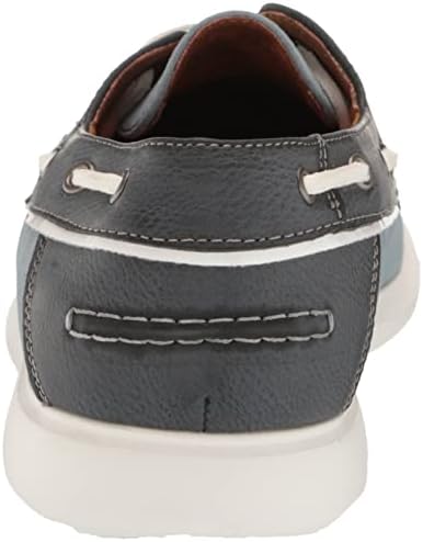 Stacy Adams Men's Reid Boat Shoe, Light Blue Multi, 13 | Image 2