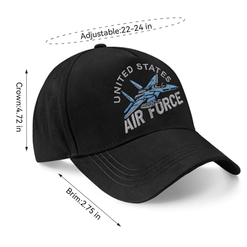 Image of U.S. Air Force Hats for Men Women Adjustable Size Baseball Cap