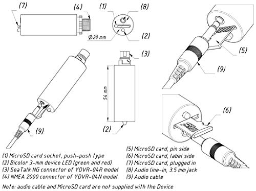 Image of Yacht Devices Voyage Recorder - YDVR-04 (N - NMEA 2000 / DeviceNet Connetor)