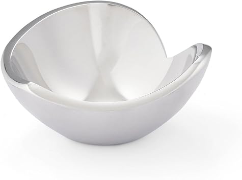 nambe Love Bowl Mini | Metal Heart Candy Bowl | Valentines Day Decor and Gift for Her | Heart Shaped Mirror Bowl | Decorative Bowl for Mantel, Entry Way, or Kitchen Counter