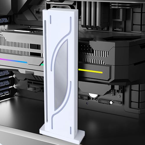 Soporte para GPU RGB Ajustable en Altura de Aluminio Blanco miniatura 6