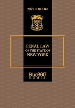 Paperback New York Penal Law 2021 Edition Book