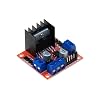 SANEC L298N Dual Motor Driver Board with Voltage Regulator (Red Pcb)