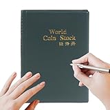 Protección segura de monedas: este álbum de monedas cuenta con un borde elevado con acolchado que asegura que las monedas estén sujetas. Esto reduce el riesgo de desgaste durante el transporte y protege tu colección de forma fiable tanto en viajes como en almacenamiento a largo plazo.