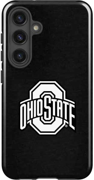 Skinit Impact Phone Case Compatible with Galaxy S25 Plus - Officially Licensed Ohio State University OSU Buckeyes Black Design