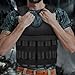 qorkhogr Weighted Vest,Adjustable Weighted Vest with Shoulder Pads Fastener Tape for Men Women 110lb Max Load Weights not Included for Running Training Workout Jogging Walking Black