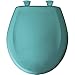 Bemis 200SLOWT 465 Lift-Off Plastic Round Slow-Close Toilet Seat, Classic Turquoise