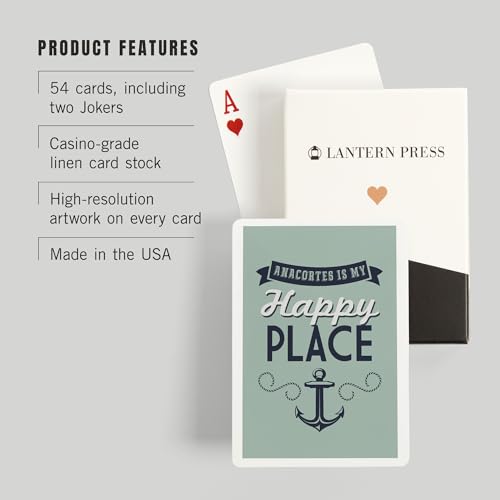 Baraja de 52 Cartas Póker Anacortes Washington miniatura 3