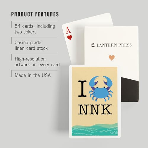 Baraja de cartas Póker Northern Neck Virginia 52 cartas miniatura 3