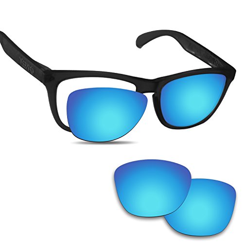Fiskr 剥がれ防止 Oakley Frogskins交換用レンズ フロッグスキン 偏光レンズ