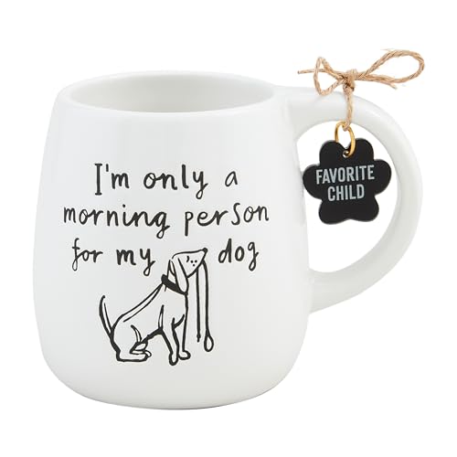 Mud Pie Morning Person Resist Dog Mug; 12 oz