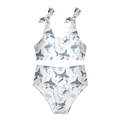 Girls Swimsuit Cute 2-Piecing Kids Bathing Suit with Adjustable Strap3