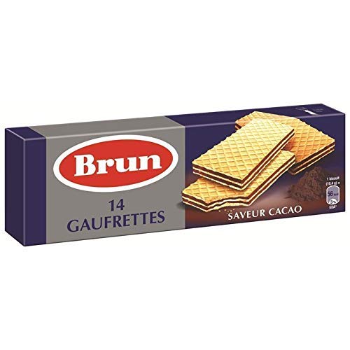 LU Brown - Juego de 4 gofres de chocolate (146 g)
