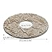 HEVSTIL Ceiling Medallion,Wood Ceiling Cover Home Lighting Ceiling Medallions Ring Carved Traditional Ceiling Medallion for Light Fixtures and Ceiling Fans,3.15