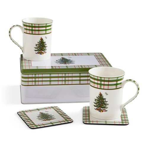 Set de 5 Mugs y Caja Spode Christmas Tree 2025 12 Oz miniatura 1