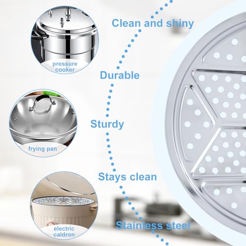 RNSXYAT 2Pcs Pressure Canner Rack, 11 Inch Pressure Cooker Canning Racks, Stainless Steel Pressure Canner Rack Compatible with Presto, All-American and More