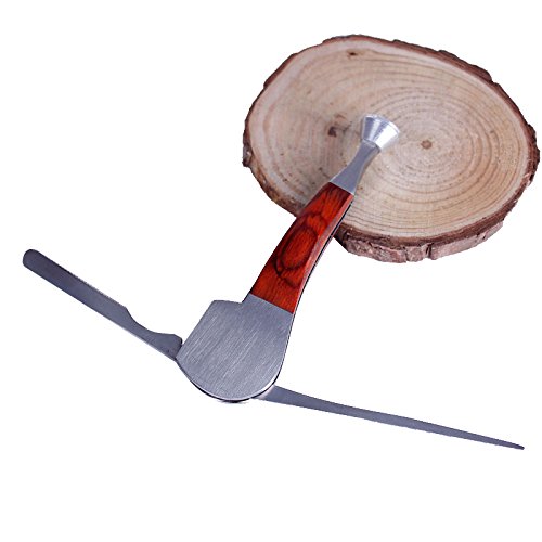 Image of 3 in 1 Stainless Steel and Rosewood Tobacco /Smoking Pipe Scraper Nozzle Cleaner Tamper Tool Set