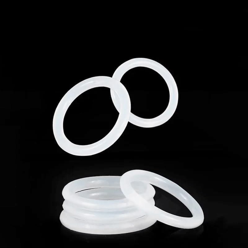 2,5 mm biały silikonowy pierścień uszczelniający 10 sztuk do uszczelki O-ring izolacji sprzętowej(OD 39mm)