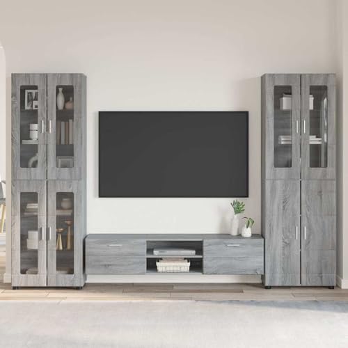 Lumanois Conjunto de Mueble de TV con cajón Gris Sonoma,Mobiliario,Conjuntos de Muebles para Salones,126.02kg-3398010