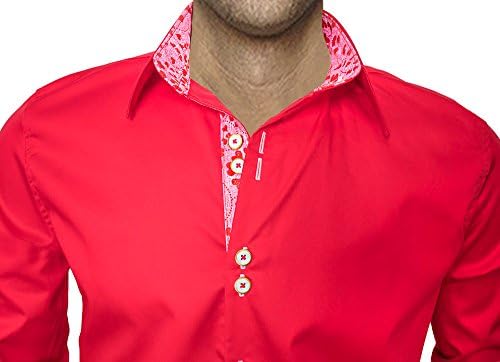 bright red dress shirt|OFF 64 