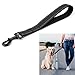 Hund und günstig Kaufen-Hundeleine Kurz,Kurzleine Hund mit Gepolsterten Griff,Kurzführer Hund(32 cm Länge,2.5 cm Breite) für Trainingsleine,Reflektierend Nylon Hunde Schleppleine für Große Mittlere und Kleine Hund Schwarz