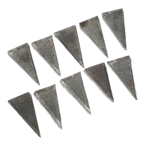 Holibanna Triangle Hammer Wedges Carbon Steel Fixing Wedge Repair Tool for Hammer and Axe Handle Installation Outdoor Use 2 Sets