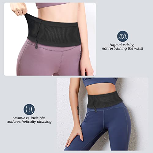 Running Belt For Women, Slim Running Fanny Pack, Knit Breathable Concealed Waist Bag, Running Waist Belt Pack, Running Belt For Phone, Universal Elastic Flip Belt For Women Men #TOP2