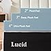 LUCID - LU30FF30GT Lucid 3 Inch Gel Infused Memory Foam Mattress, Full