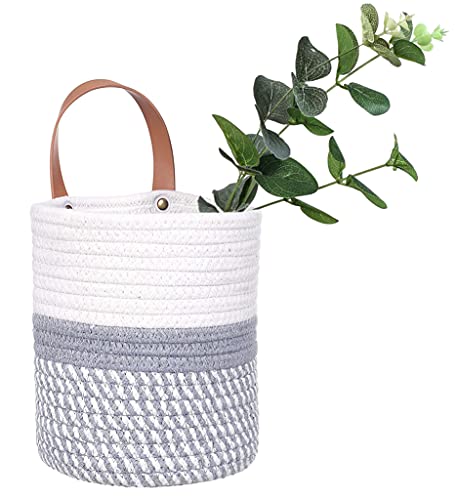 Wall Hanging Basket, Small Woven Hanging Baskets for Organizing, Decorative