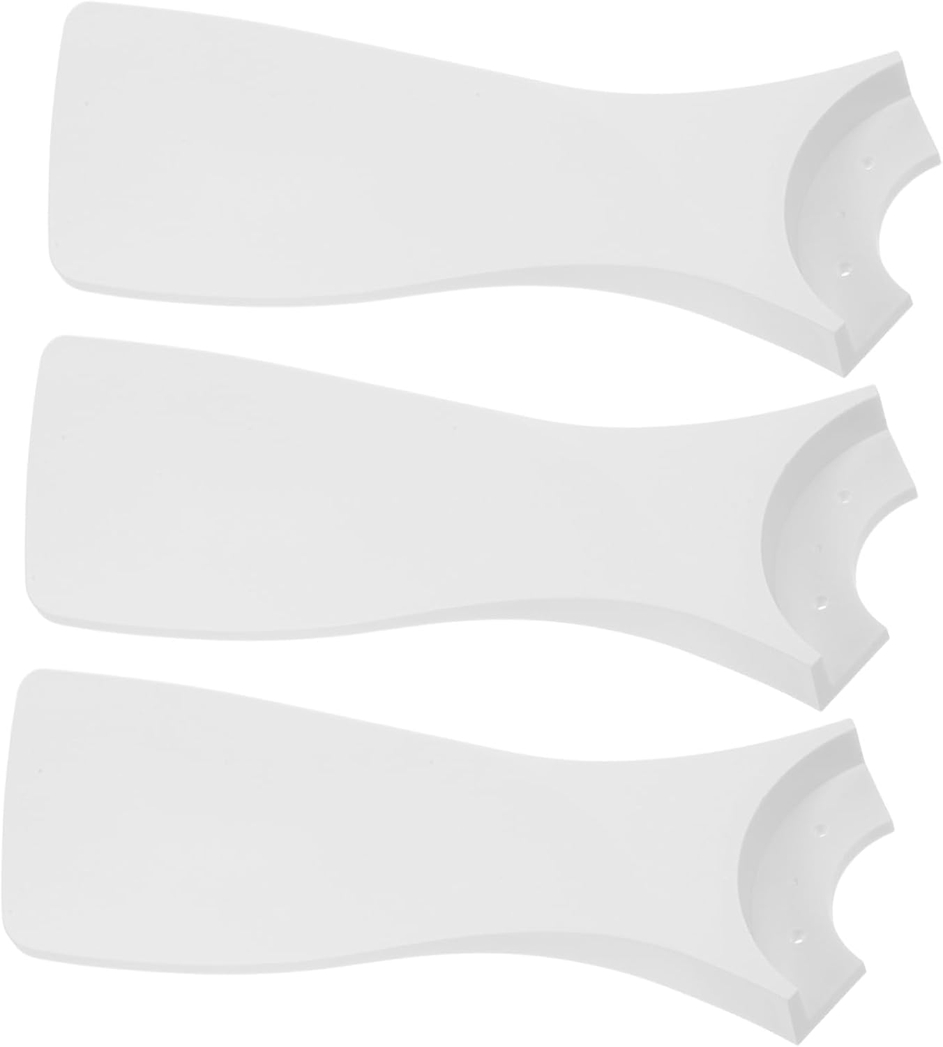 DOITOOL 3pcs Plastic Traditional Ceiling Fan Blades Replacement Fan Leaves for Indoor Use Living Room Bedroom and Installation Versatile Cooling