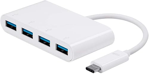 Monoprice Adaptador multipuerto USB-C VGA - USB 3.0, resoluciones de hasta 1080p @ 60 Hz, blanco - Select Series